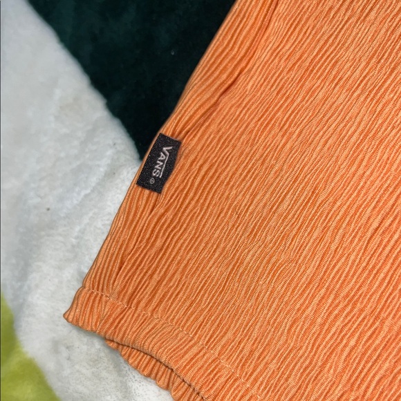 Vans Orange Textured Dress Size S - Picture 7 of 13